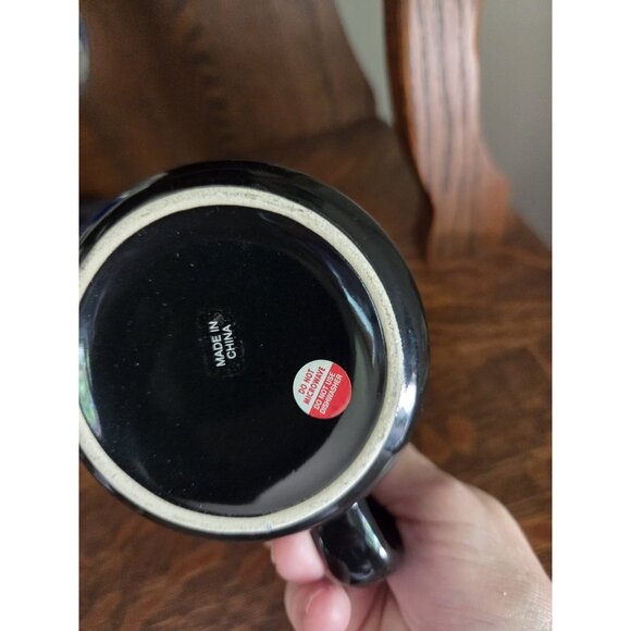 University of Kansas Jayhawks KU Collegiate Embossed Mug NCAA Black 3D Pewter - Picture 8 of 9